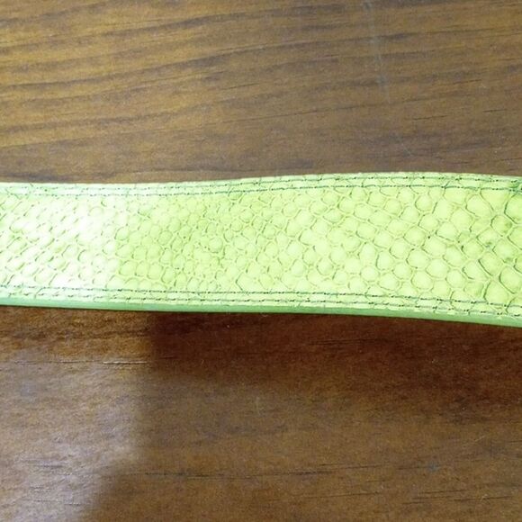 WCM Italian Leather Snake Skin Belt, 31\
